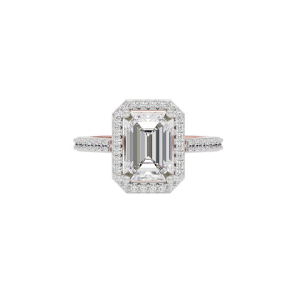 Radiant Realm Diamond Ring 18 KT / Rose Gold / 7