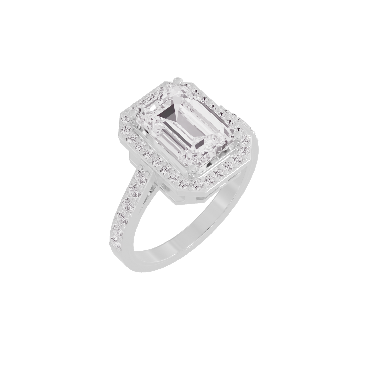 Radiant Realm Diamond Ring