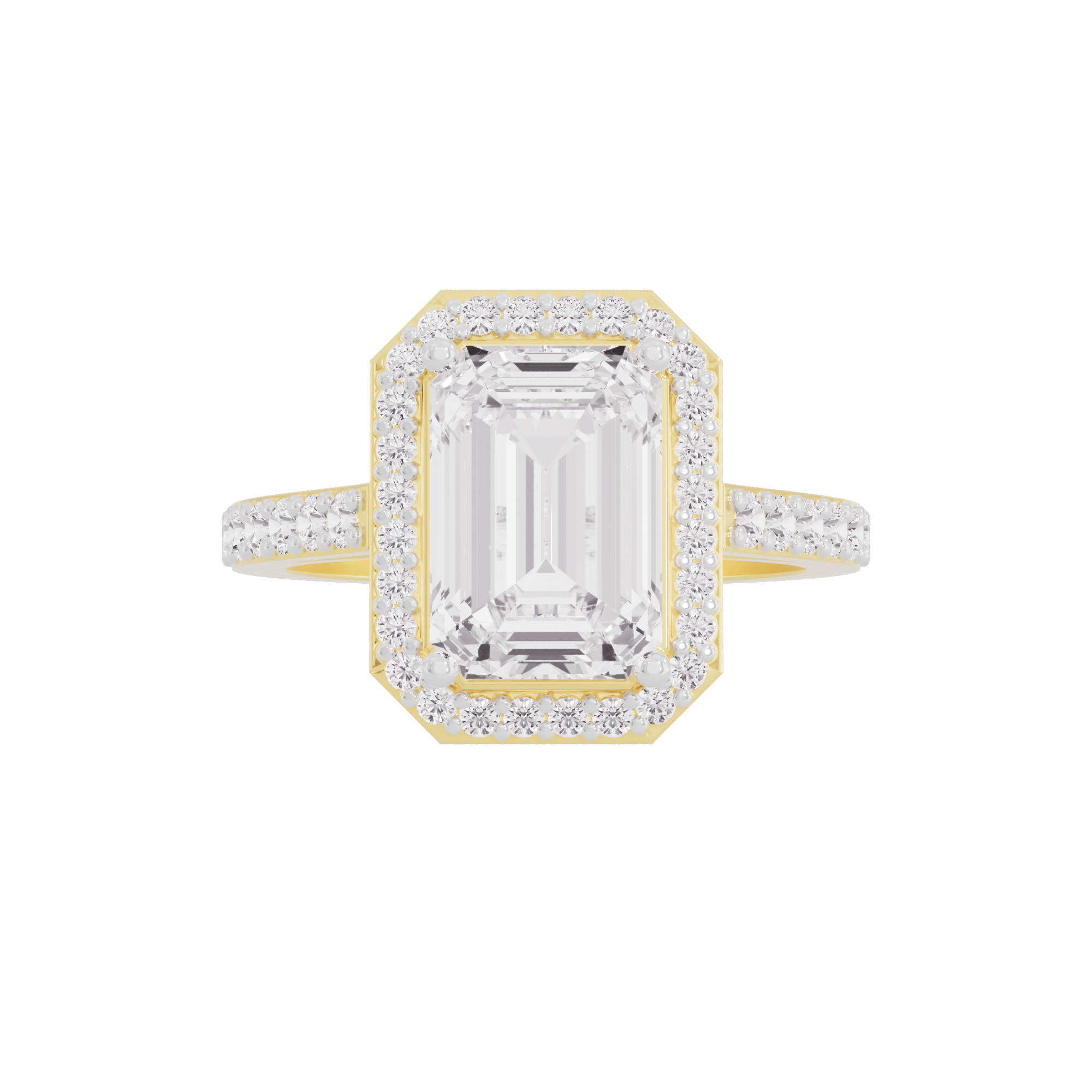 Radiant Realm Diamond Ring