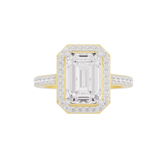 Radiant Realm Diamond Ring