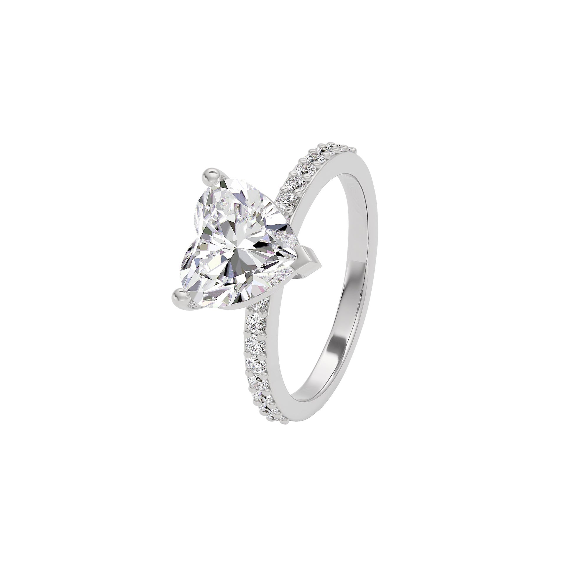 Luminous Lullaby Diamond Ring 18 KT / White Gold / 22