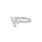 Luminous Lullaby Diamond Ring 18 KT / White Gold / 22