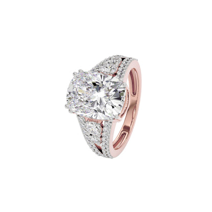 Captivating Gleam Diamond Ring 18 KT / Rose Gold / 22