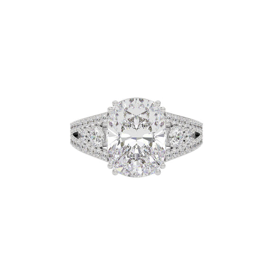 Captivating Gleam Diamond Ring 18 KT / White Gold / 22