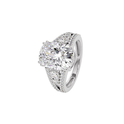 Captivating Gleam Diamond Ring 18 KT / White Gold / 22