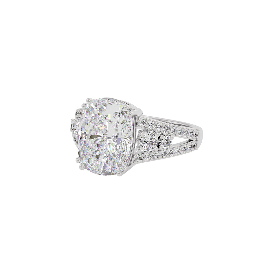 Captivating Gleam Diamond Ring 18 KT / White Gold / 22