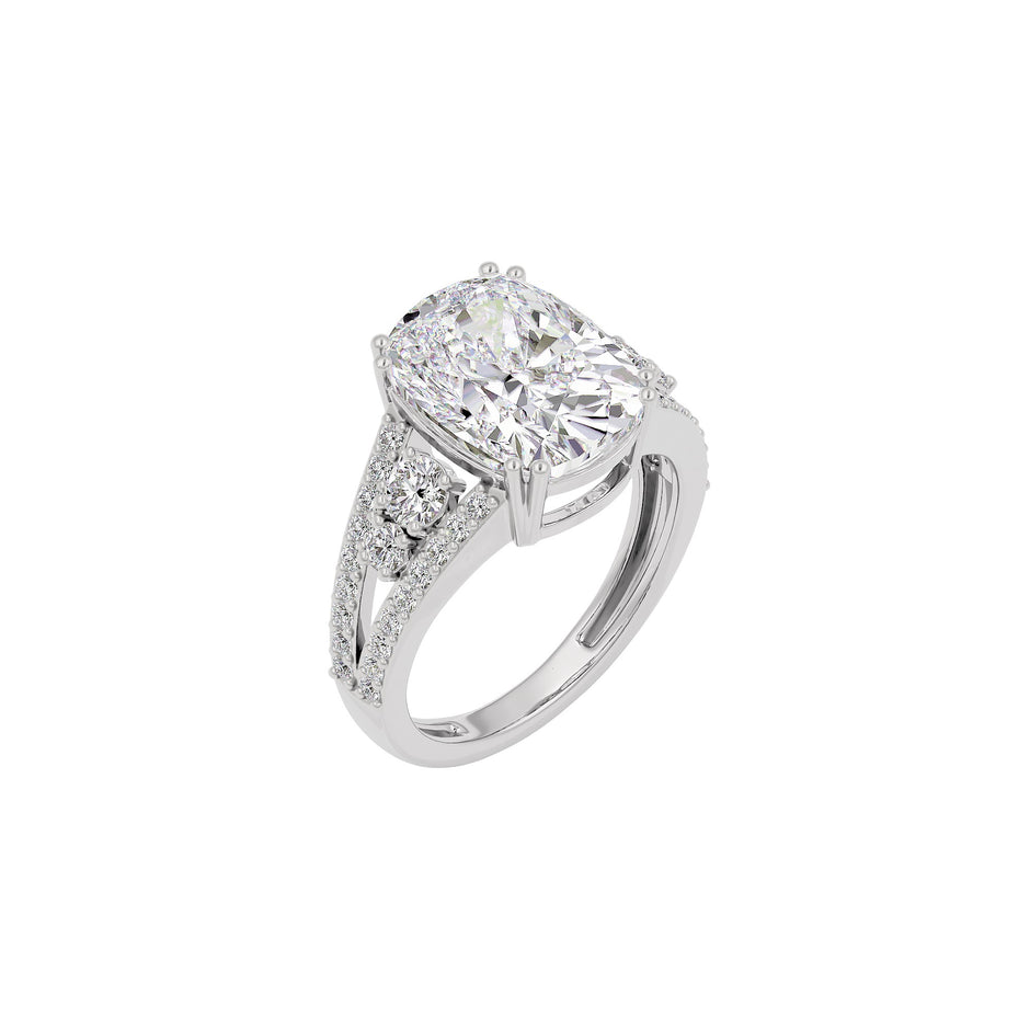 Captivating Gleam Diamond Ring 18 KT / White Gold / 22