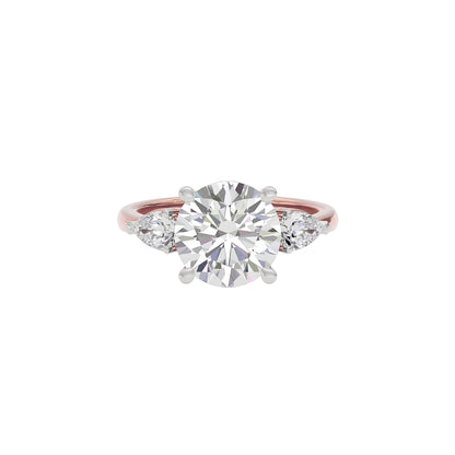 Graceful Garland Diamond Ring 18 KT / Rose Gold / 22
