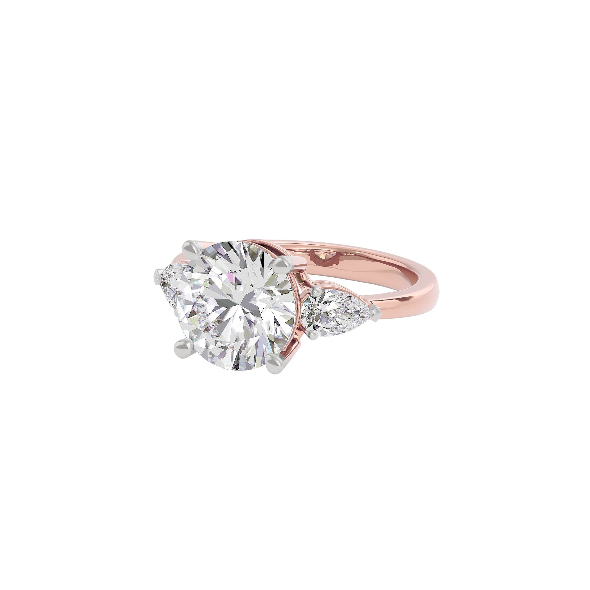 Graceful Garland Diamond Ring 18 KT / Rose Gold / 22