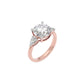 Graceful Garland Diamond Ring 18 KT / Rose Gold / 22