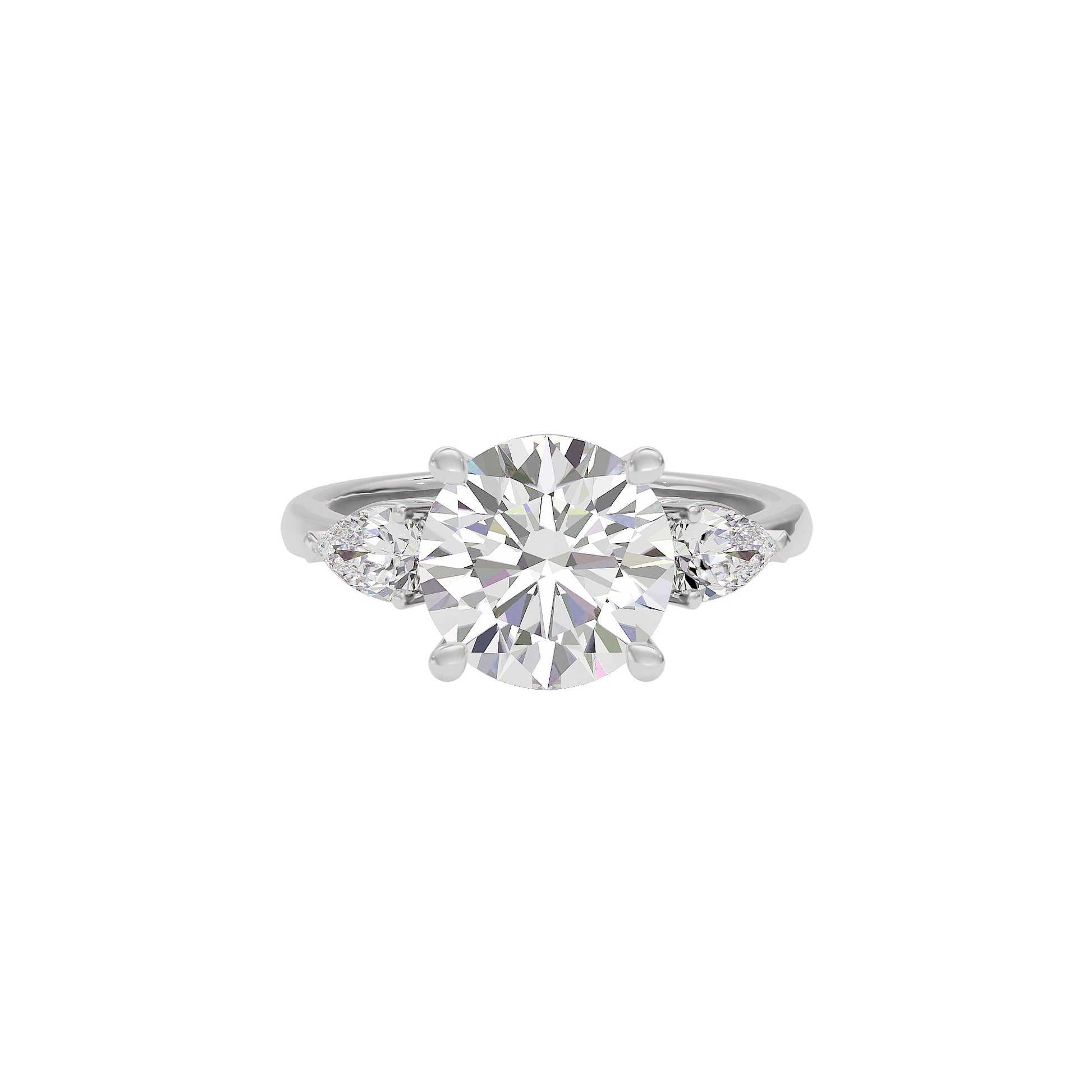 Graceful Garland Diamond Ring 18 KT / White Gold / 22