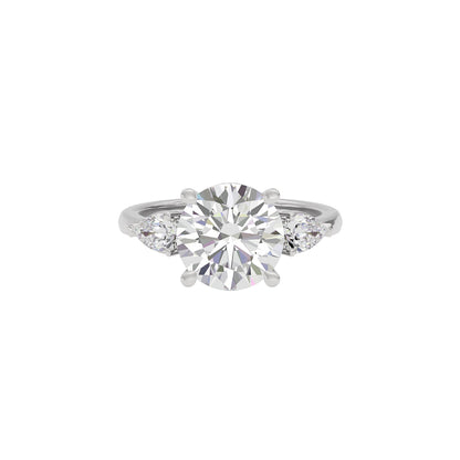 Graceful Garland Diamond Ring 18 KT / White Gold / 22
