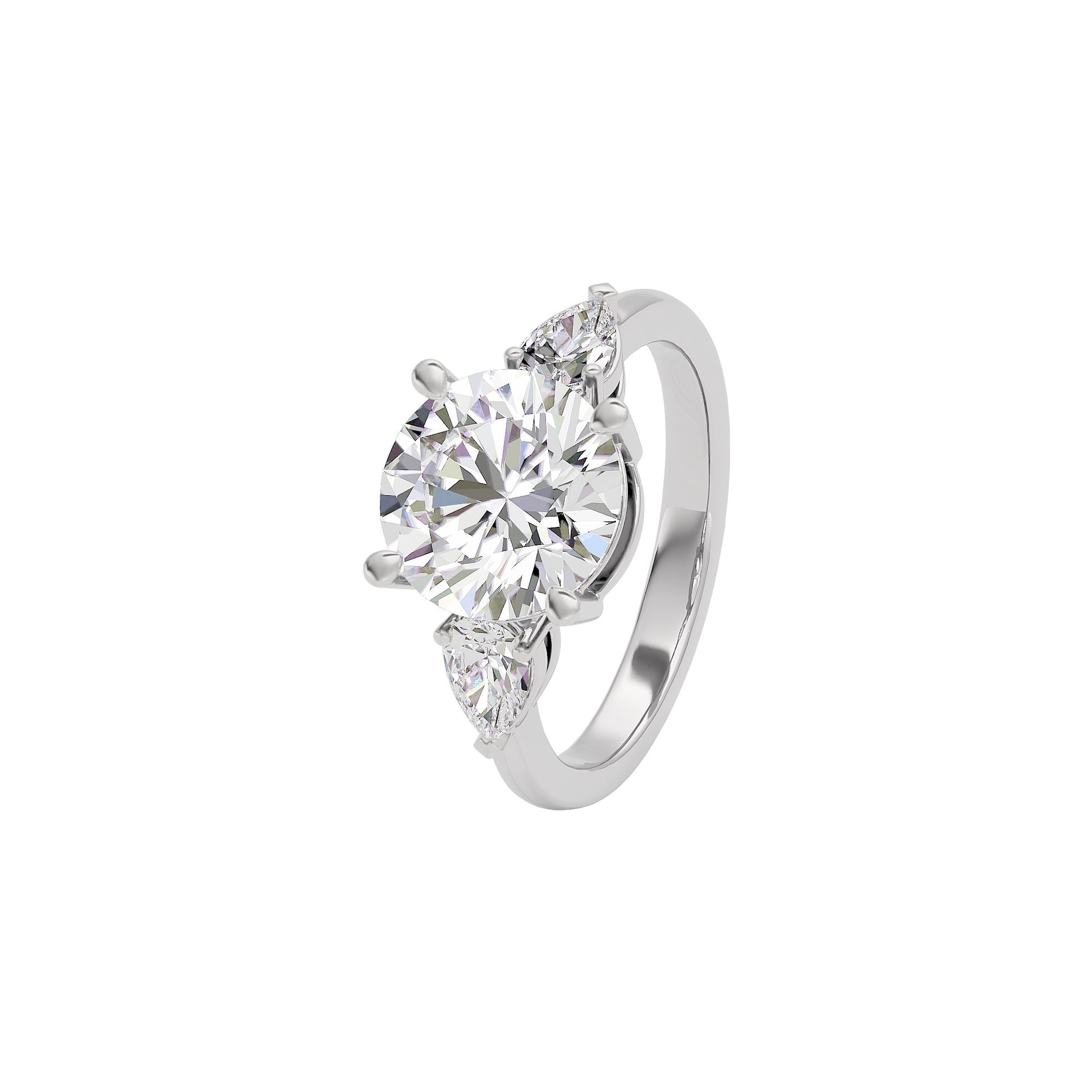 Graceful Garland Diamond Ring 18 KT / White Gold / 22
