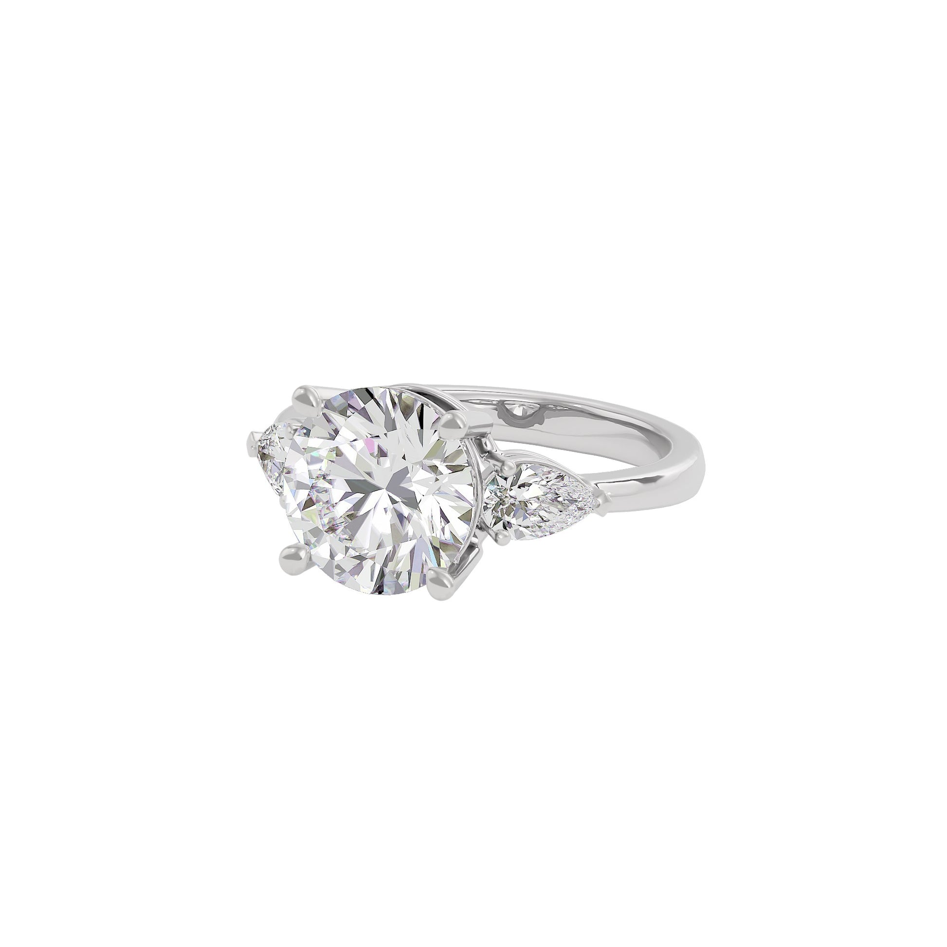 Graceful Garland Diamond Ring 18 KT / White Gold / 22