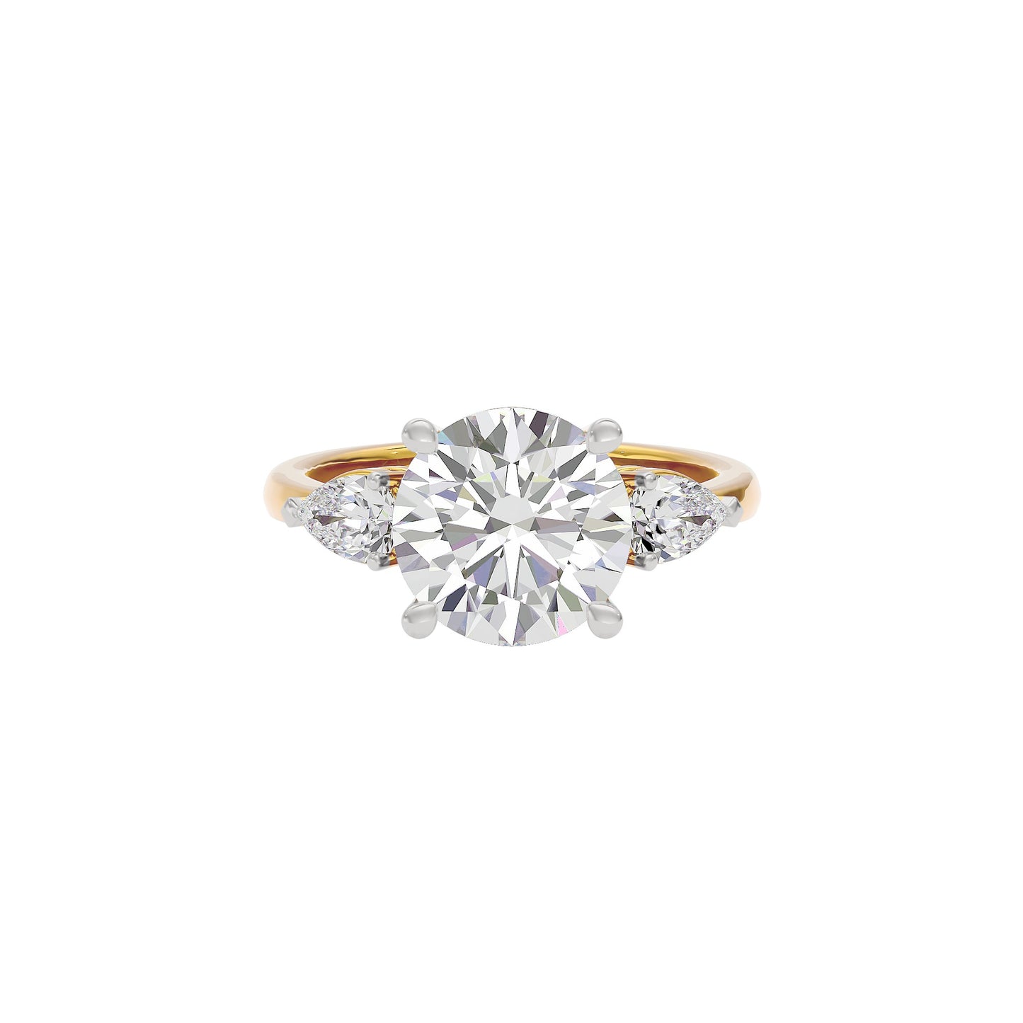Graceful Garland Diamond Ring 18 KT / Yellow Gold / 22