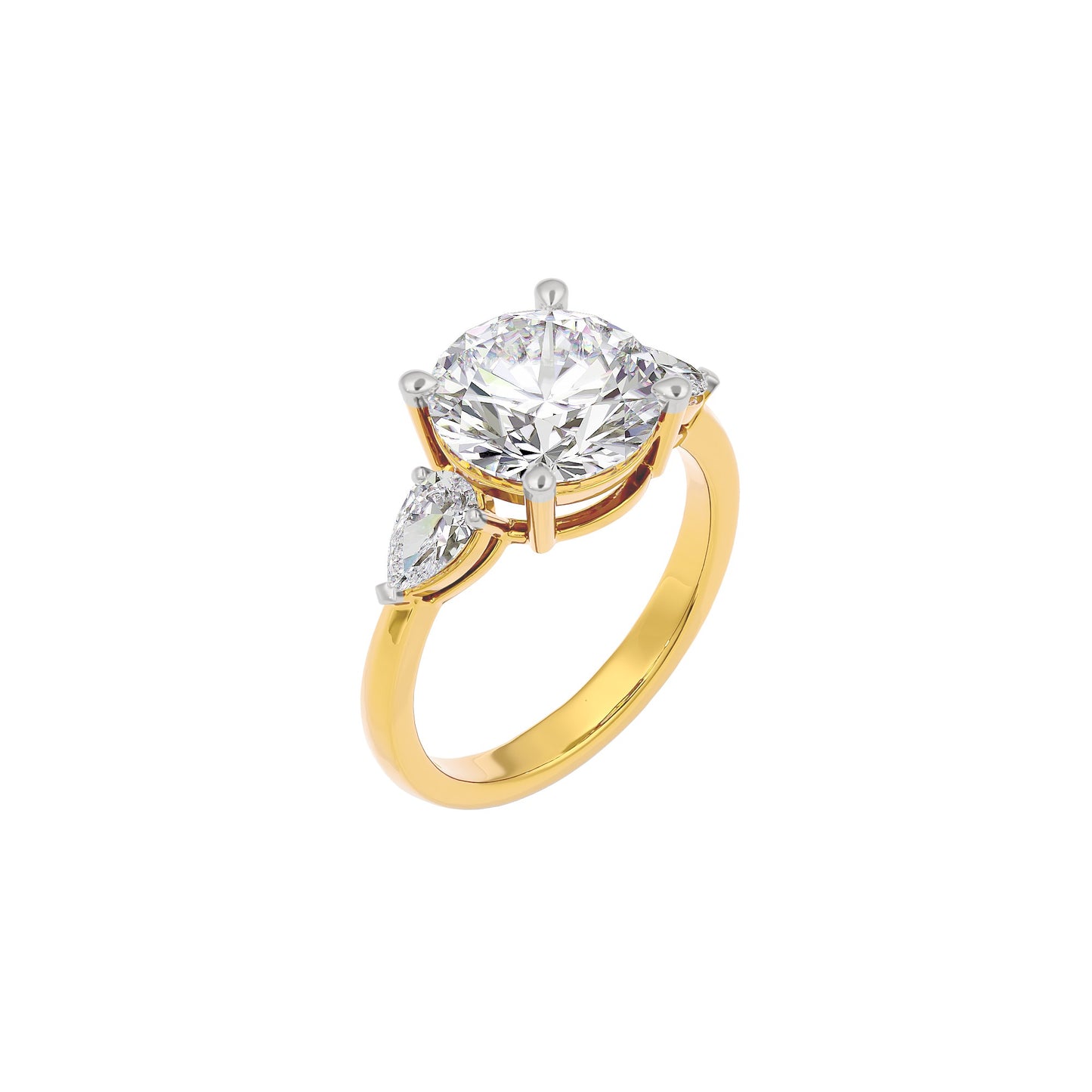 Graceful Garland Diamond Ring 18 KT / Yellow Gold / 22