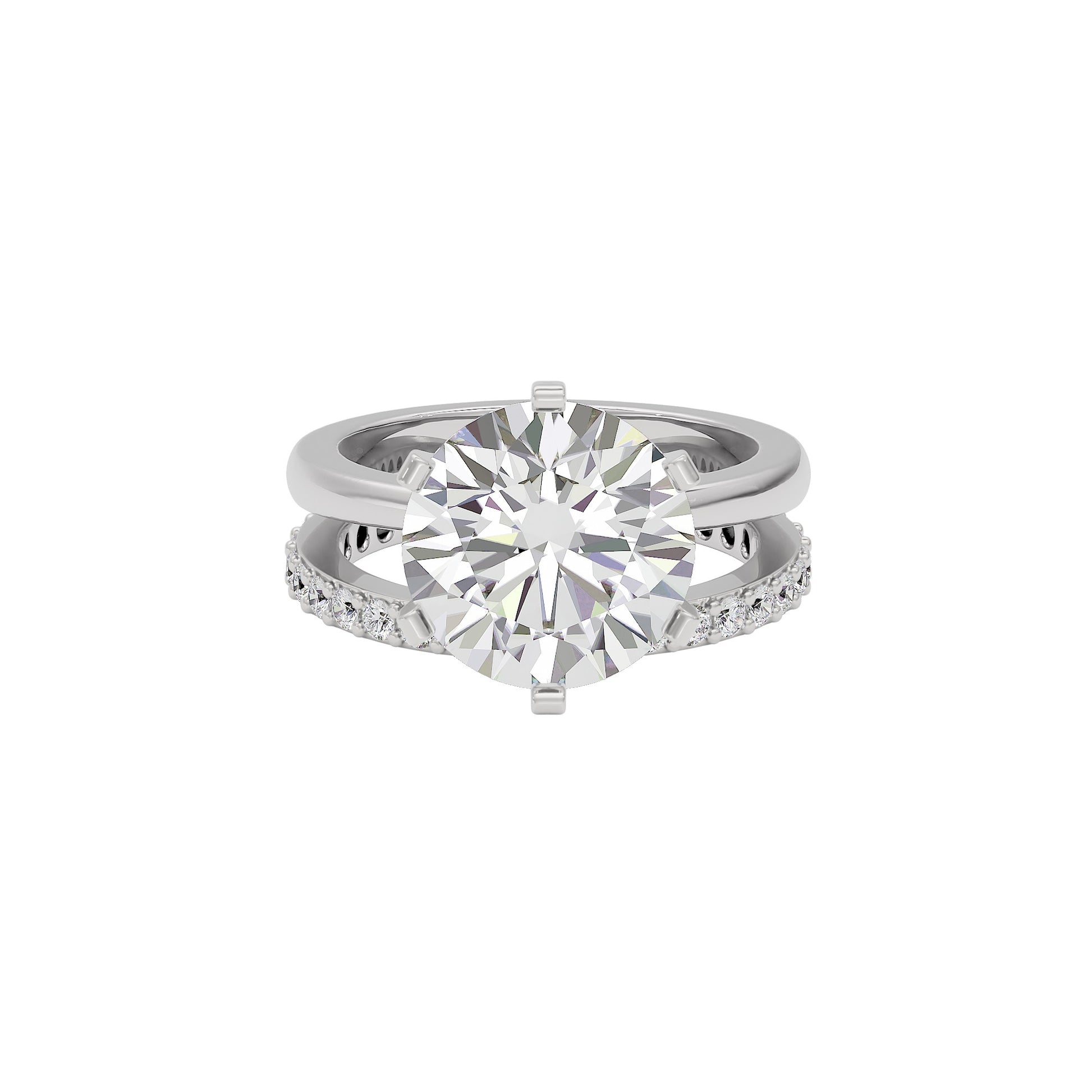 Mystical Meadow Diamond Ring 18 KT / White Gold / 22