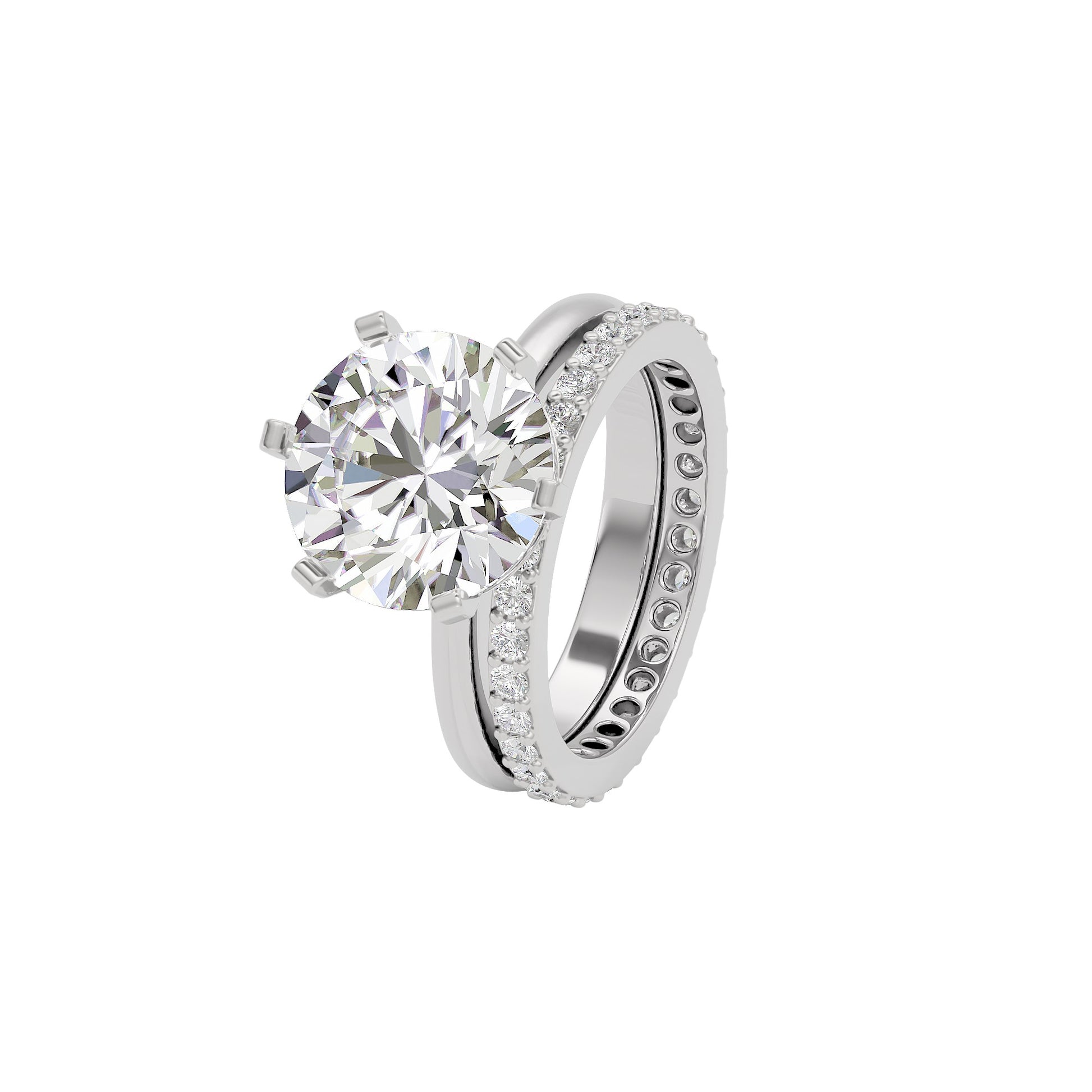 Mystical Meadow Diamond Ring 18 KT / White Gold / 22