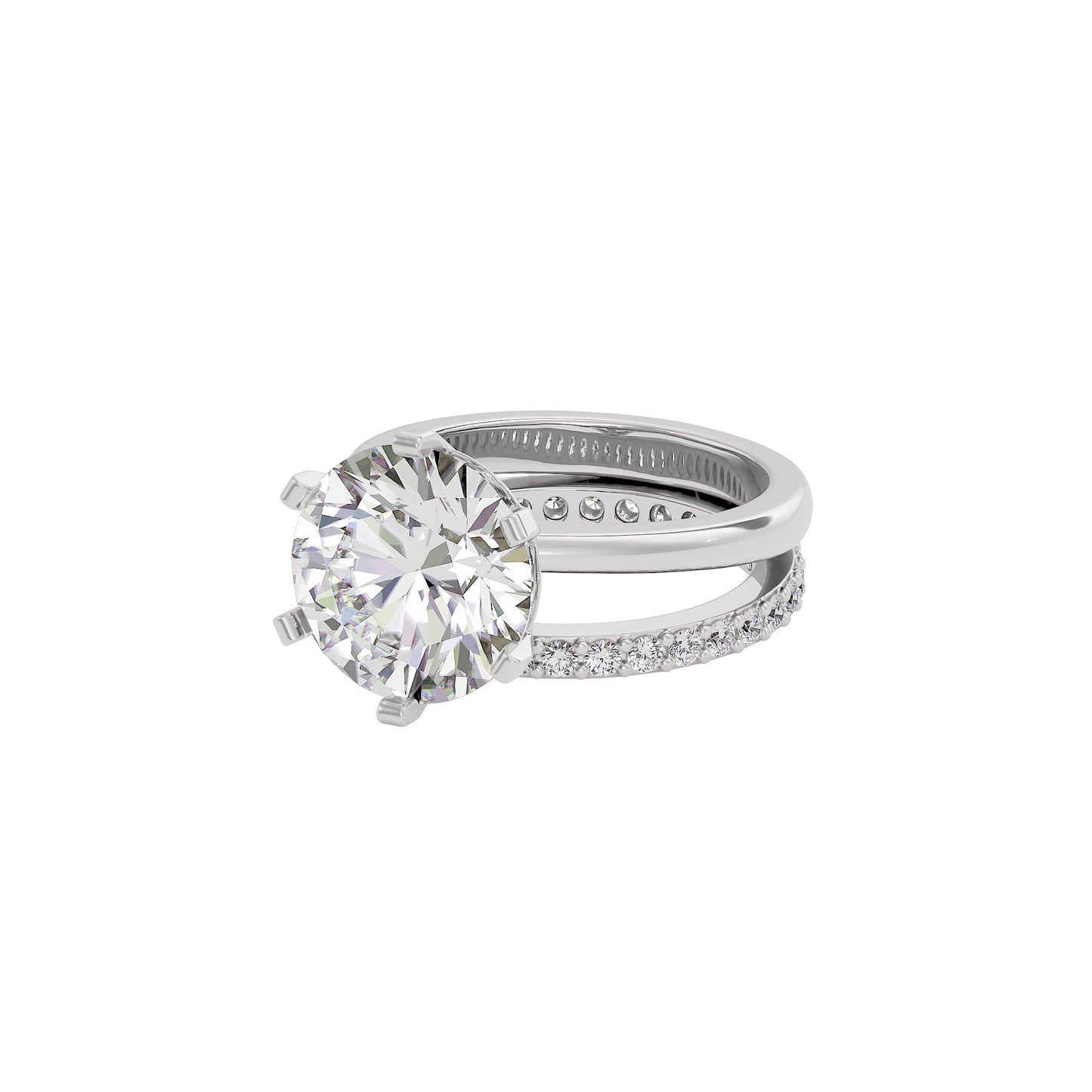 Mystical Meadow Diamond Ring 18 KT / White Gold / 22
