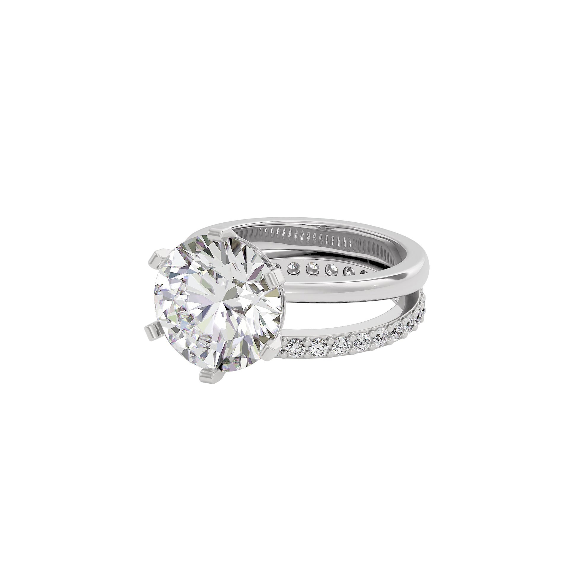 Mystical Meadow Diamond Ring 18 KT / White Gold / 22