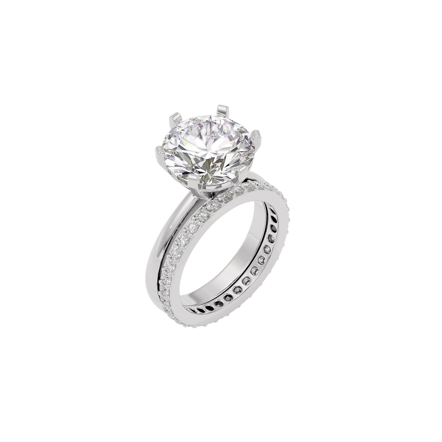 Mystical Meadow Diamond Ring 18 KT / White Gold / 22