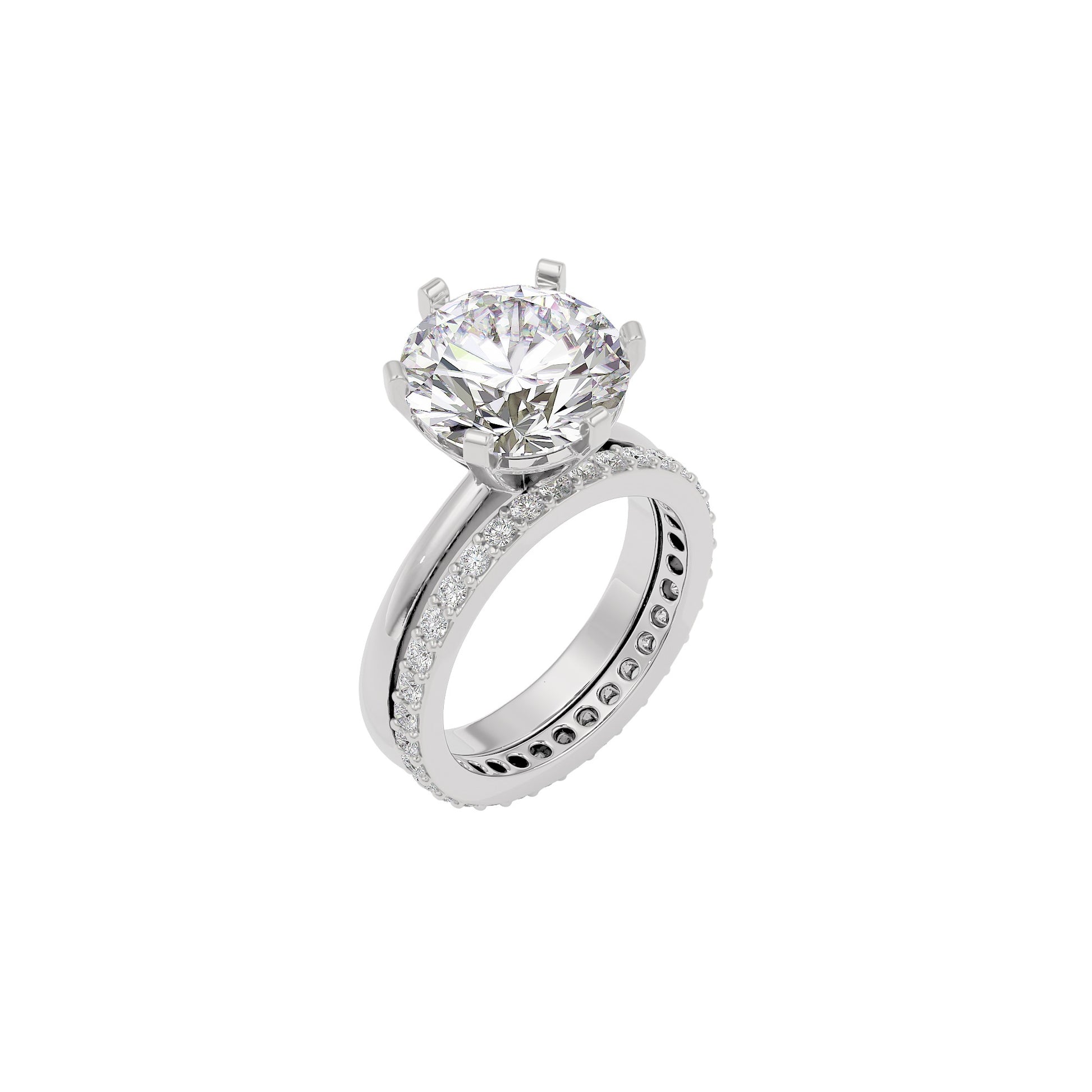 Mystical Meadow Diamond Ring 18 KT / White Gold / 22