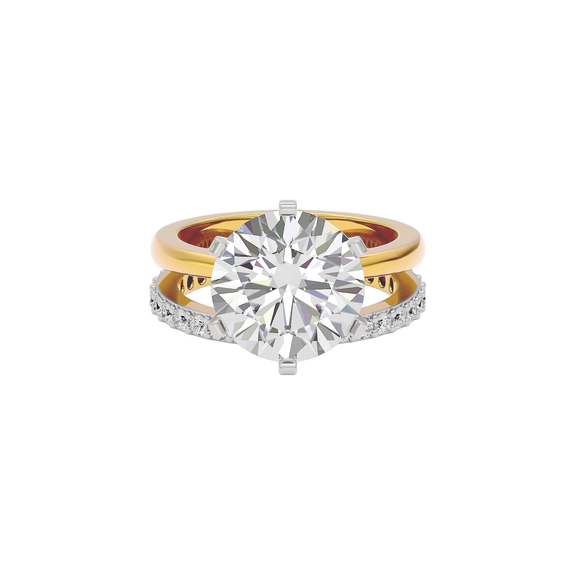 Mystical Meadow Diamond Ring 18 KT / Yellow Gold / 22