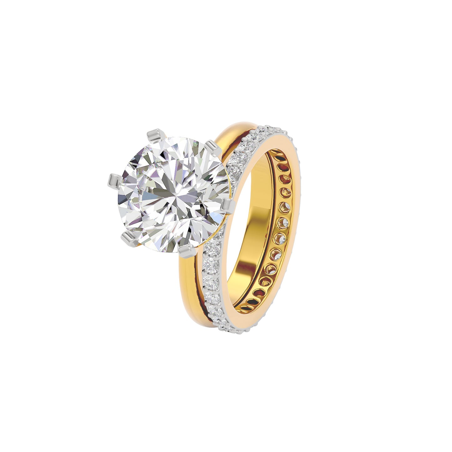 Mystical Meadow Diamond Ring 18 KT / Yellow Gold / 22