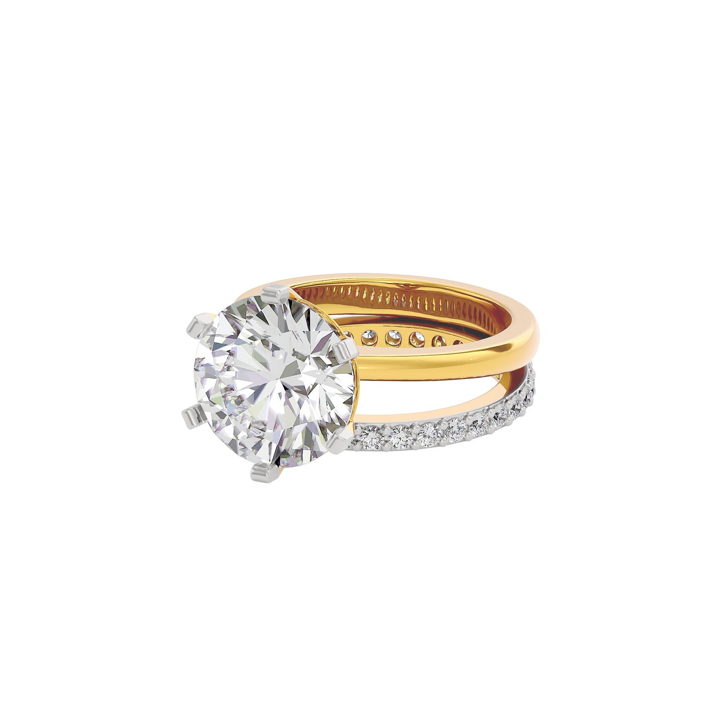 Mystical Meadow Diamond Ring 18 KT / Yellow Gold / 22