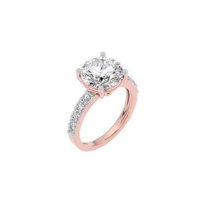 Timeless Tranquility Diamond Ring 18 KT / Rose Gold / 22