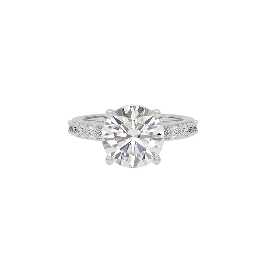 Timeless Tranquility Diamond Ring 18 KT / White Gold / 22