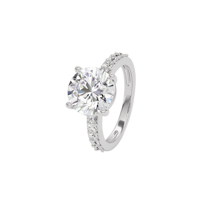 Timeless Tranquility Diamond Ring 18 KT / White Gold / 22