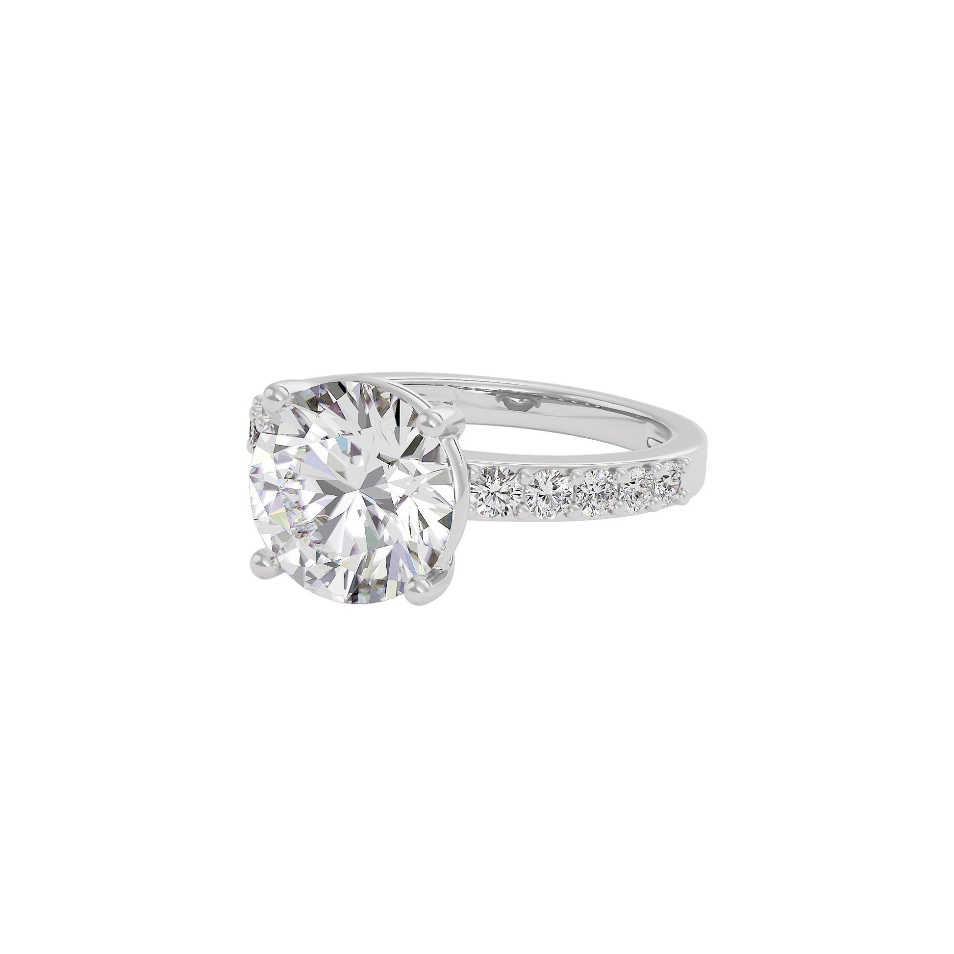 Timeless Tranquility Diamond Ring 18 KT / White Gold / 22