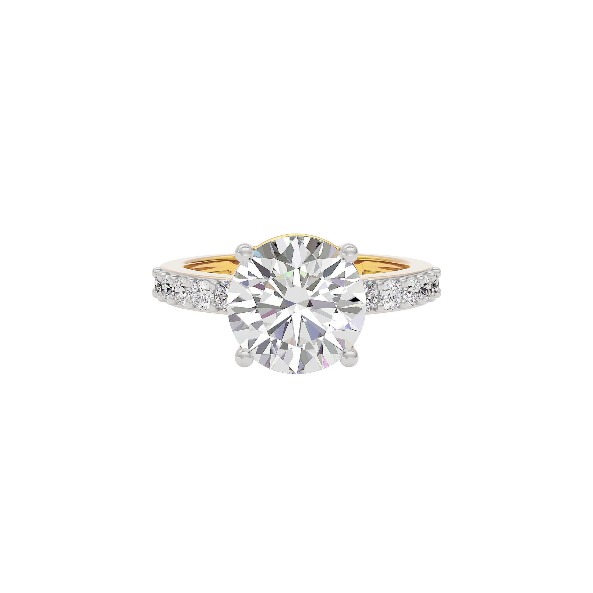 Timeless Tranquility Diamond Ring 18 KT / Yellow Gold / 22