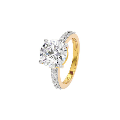 Timeless Tranquility Diamond Ring 18 KT / Yellow Gold / 22