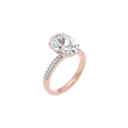 Divine Dazzle Diamond Ring 18 KT / Rose Gold / 22