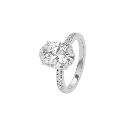 Divine Dazzle Diamond Ring 18 KT / White Gold / 22