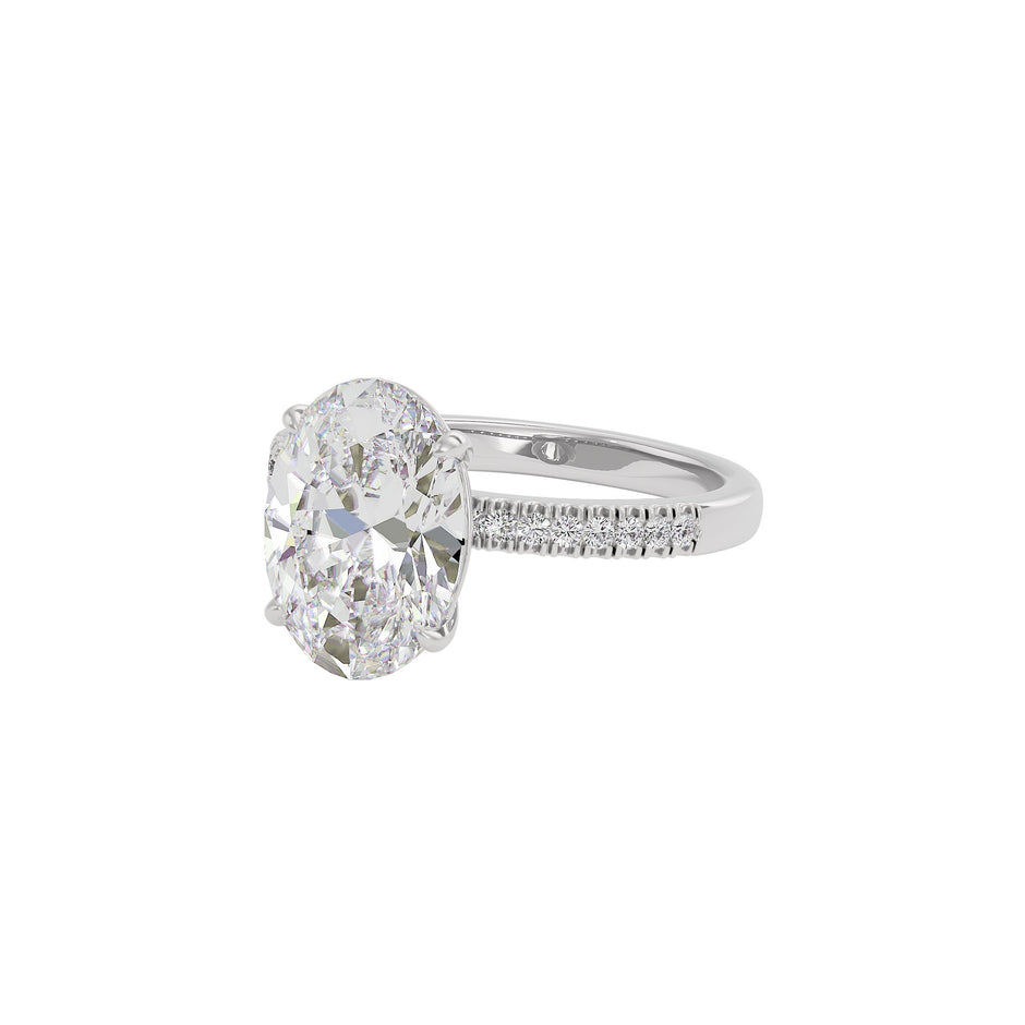 Divine Dazzle Diamond Ring 18 KT / White Gold / 22