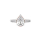 Glowing Pirum Diamond Ring 18 KT / Rose Gold / 22