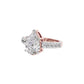 Glowing Pirum Diamond Ring 18 KT / Rose Gold / 22