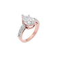Glowing Pirum Diamond Ring 18 KT / Rose Gold / 22
