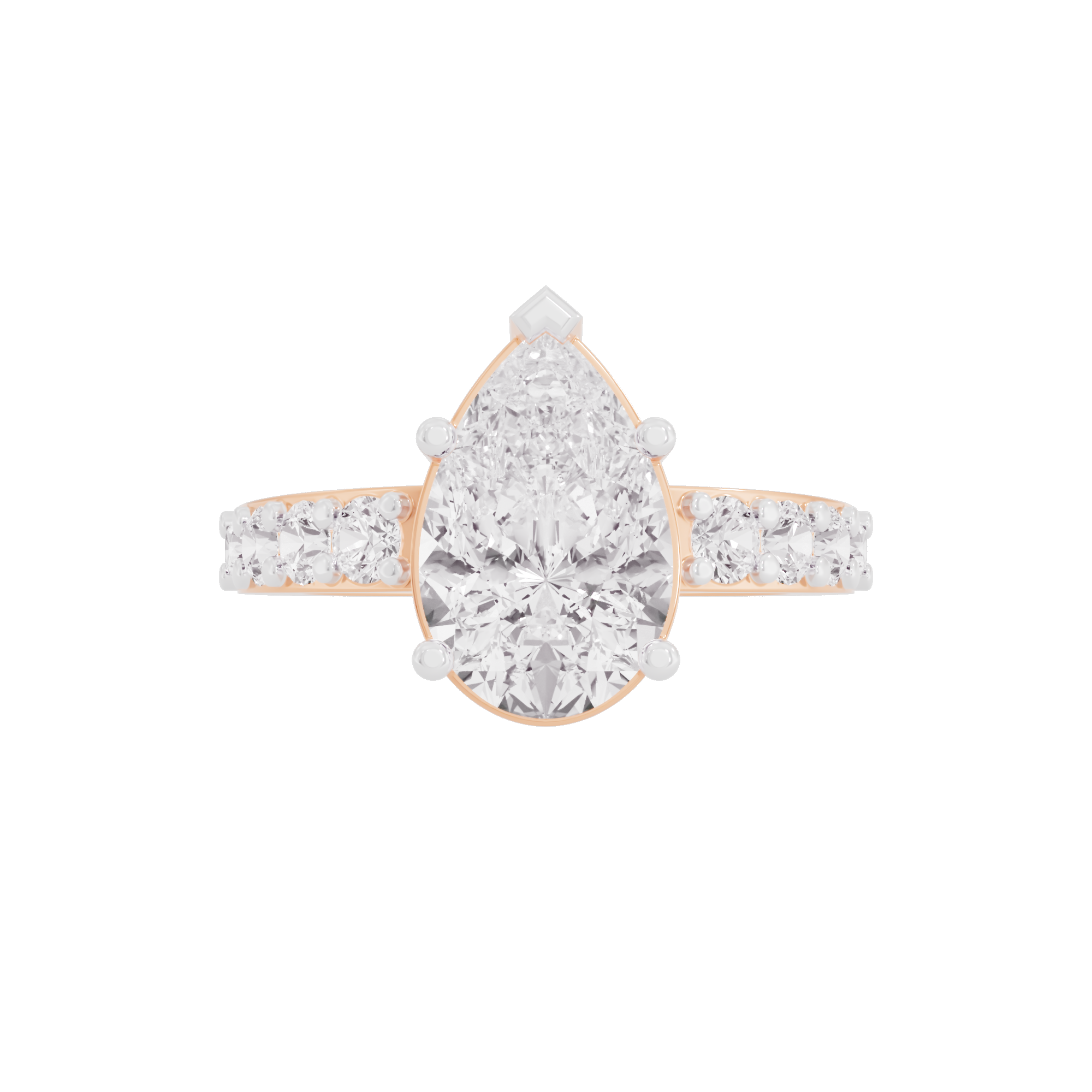 Glowing Pirum Diamond Ring