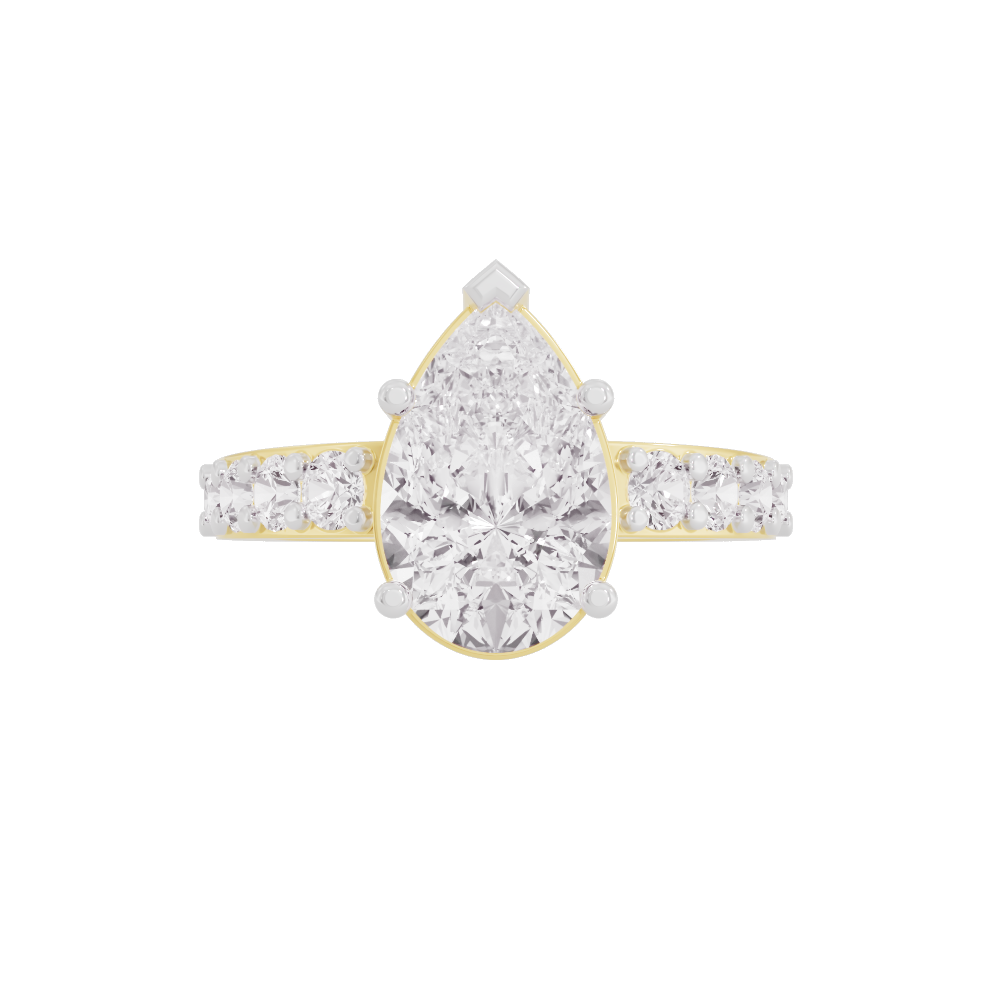 Glowing Pirum Diamond Ring