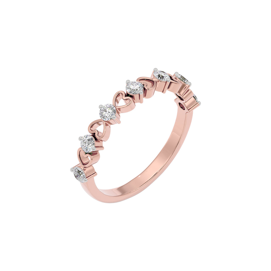 Harmony Glow Diamond Ring 18 KT / Rose Gold / 22