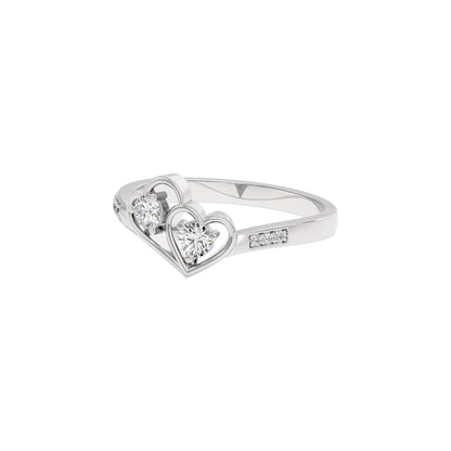 Royal Majesty Diamond Ring 18 KT / White Gold / 22