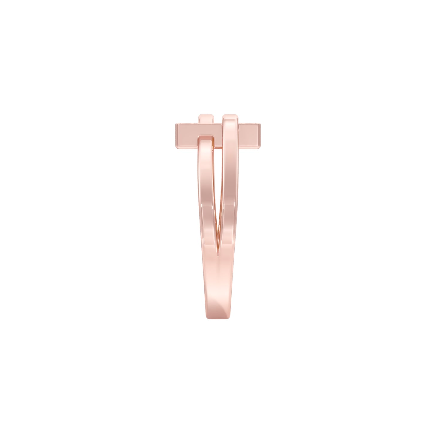 The Gridlock Diamond Ring 18 KT / Rose Gold / 18