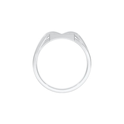 The Gridlock Diamond Ring 18 KT / White Gold / 18