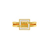The Gridlock Diamond Ring 18 KT / Yellow Gold / 18