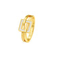 The Gridlock Diamond Ring 18 KT / Yellow Gold / 18