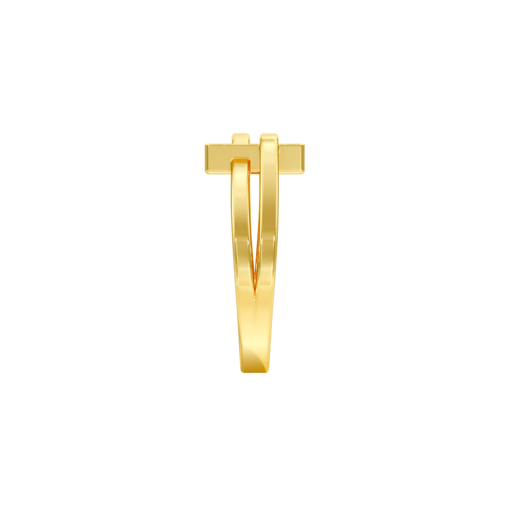 The Gridlock Diamond Ring 18 KT / Yellow Gold / 18